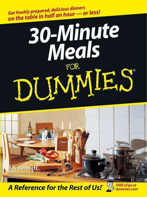 Title details for 30-Minute Meals For Dummies by Bev Bennett - Wait list